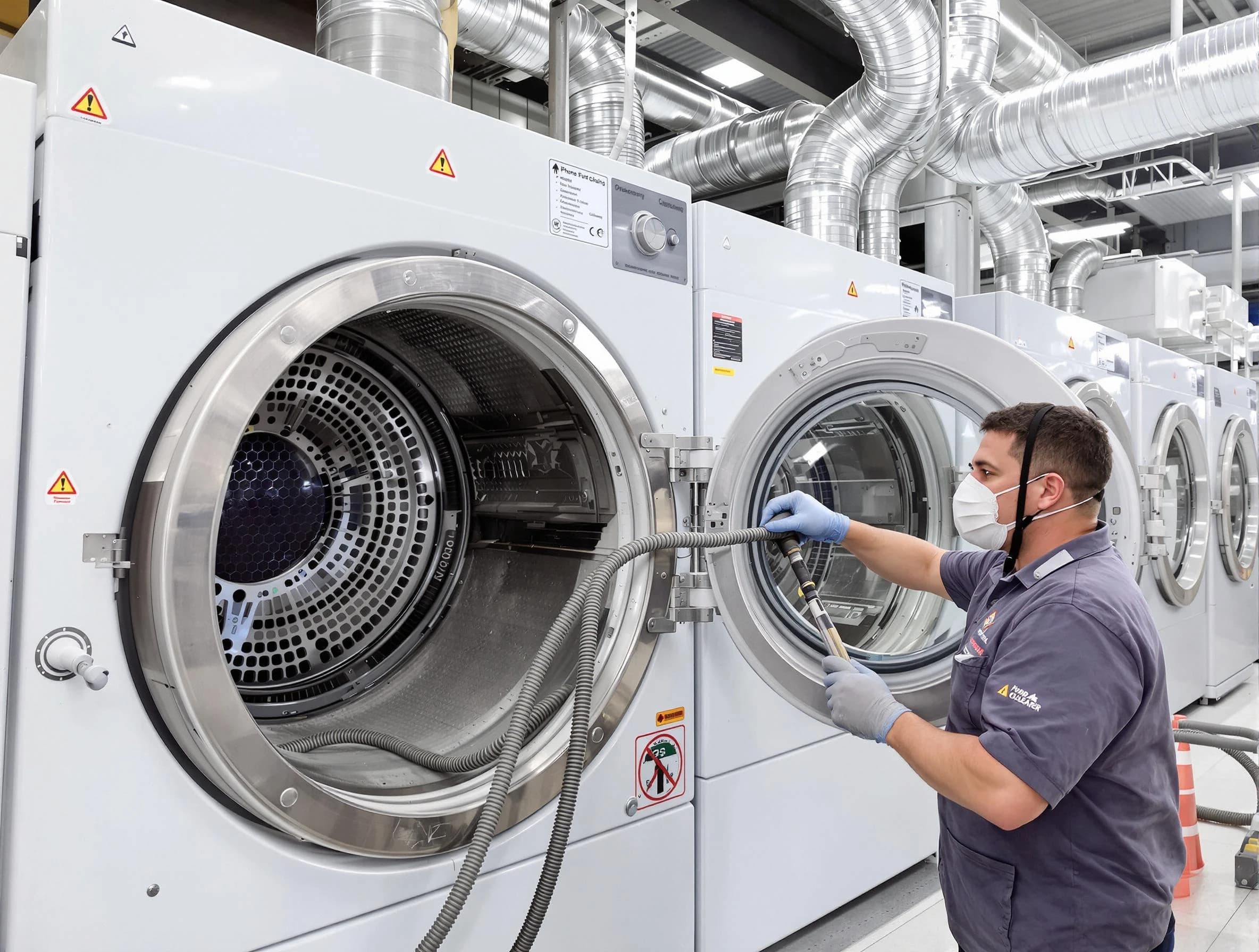 Industrial-grade dryer vent cleaning by Tuttle Dryer Vent Cleaning in Tuttle