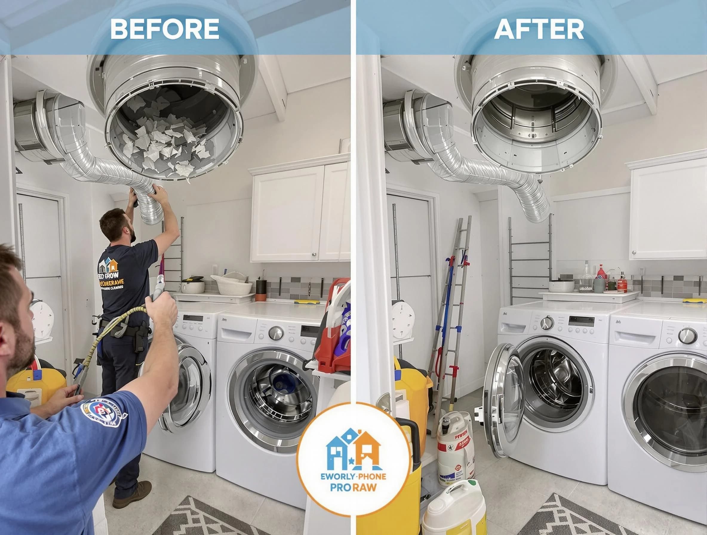 Residential dryer vent cleaning by Tuttle Dryer Vent Cleaning in Tuttle