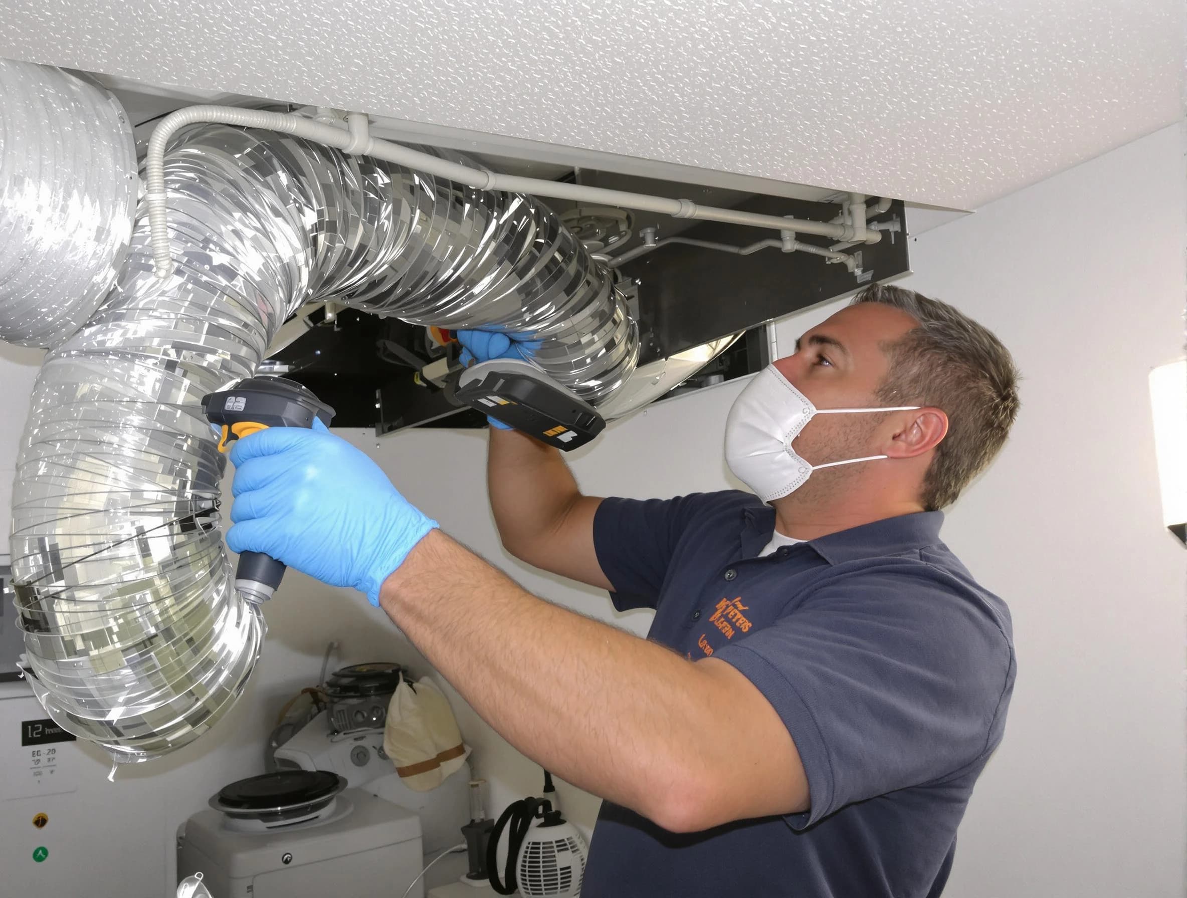 Tuttle Dryer Vent Cleaning professional performing thorough residential dryer vent cleaning in Tuttle