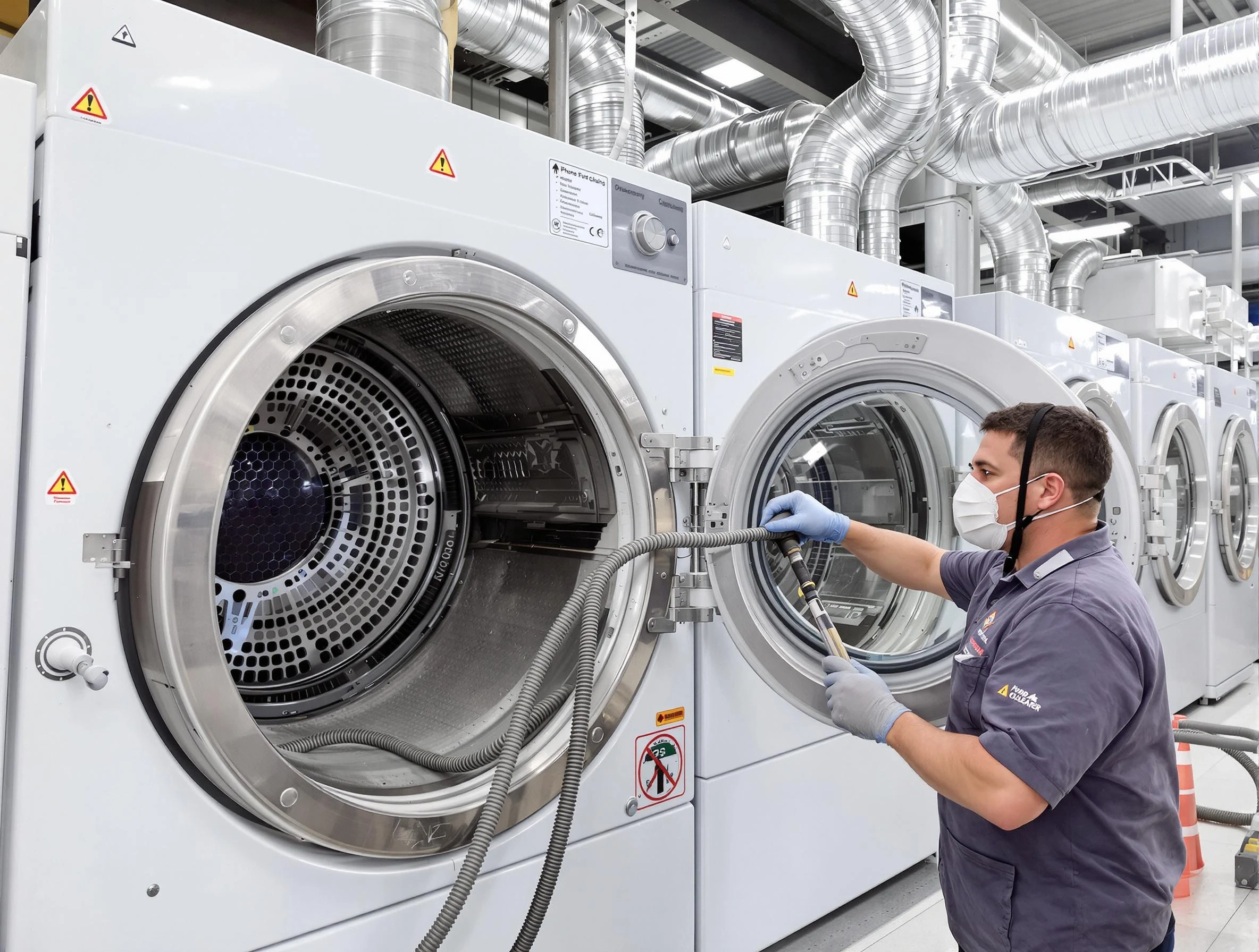 Industrial-grade dryer vent cleaning by Tuttle Dryer Vent Cleaning in Tuttle